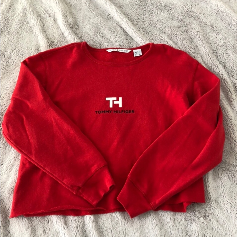 Cropped Tommy Sweater